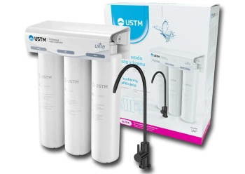 USTM Filtr kuchenny ULTRAfiltracja ULTRA NEW STYLE - wylewka czarny mat