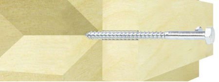 WKRĘT-MET Wkręt konstrukcyjny z łbem sześciokątnym K 12x200 mm - 5kg