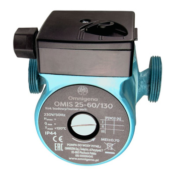 OMNIGENA Pompa do wody bez śrubunku OMIS25-60/130
