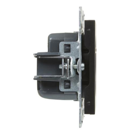 LEGRAND Gniazdo 2P+Z - 16A - 250V - zaciski śrubowe, CZARNY SUNO 721485