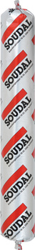 SOUDAL  Neutralny silikon budowlany RAL8017  Silirub PRO N 600ml