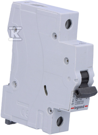 LEGRAND Wyłącznik nadprądowy RX3 1P B 16A 6000A 419136