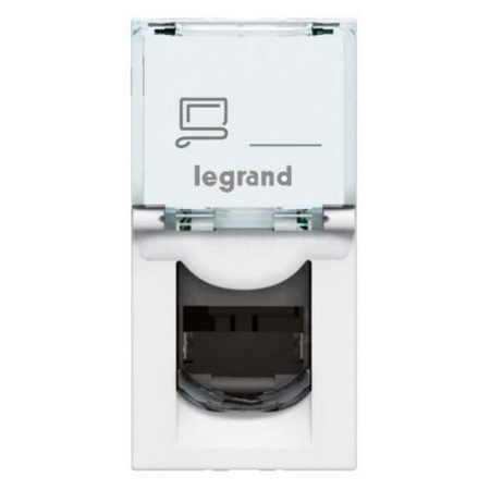 LEGRAND Gniazdko multimedialne M45:1m 1xRJ45 kat5e UTP 076551