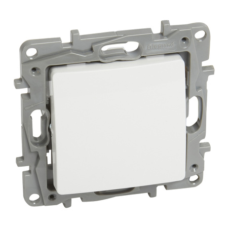 LEGRAND Przycisk pojedynczy 6 A biały NILOE 764507