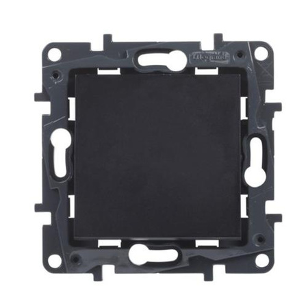LEGRAND Przycisk pojedynczy 6 A- kolor czarny, NILOE STEP 863509
