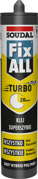 SOUDAL Klej-uszczelniacz hybrydowy Fix ALL Turbo 290 ml - biały