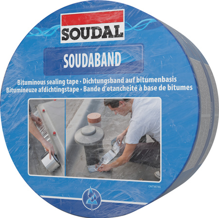 SOUDAL Dekarska taśma uszczelniająca Soudaband ołów (graphit) 22,5 cm x 10 m