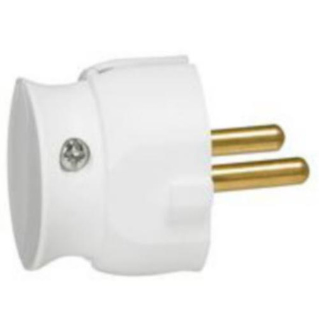 LEGRAND Wtyczka niska 2P 16a biały 050183