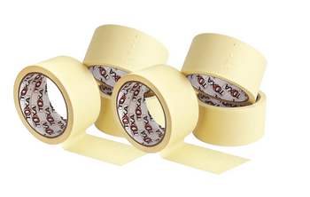 WKRĘT-MET Taśma malarska papierowa samoprzylepna TMSP 38mm x 25m - 6 szt