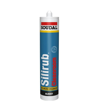 SOUDAL Silirub Cleanroom Neutralny silikon do pomieszczeń cleanroom 300 ml biały