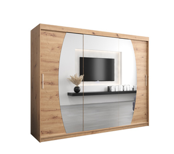 Szafa przesuwna ELYPSE 250x62x200 cm  artisan / artisan