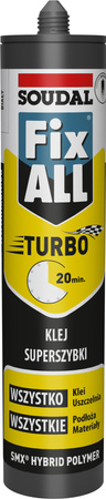 SOUDAL Klej-uszczelniacz hybrydowy Fix ALL Turbo 290 ml - biały