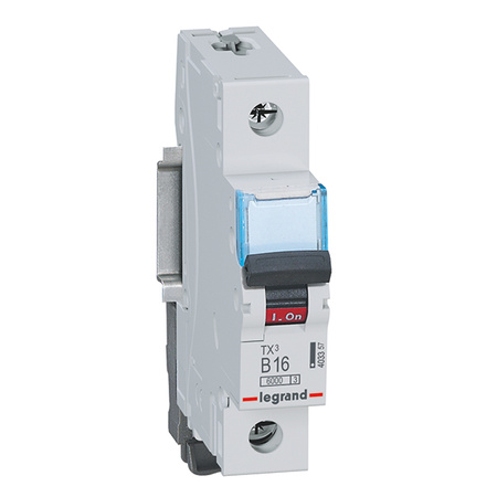LEGRAND Wyłącznik nadprądowy S 301 1P B 16A 6000A TX3 403357