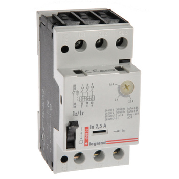 LEGRAND Wyłącznik silnikowy M250 1Z/1R (1,6A - 2,5A) 606826