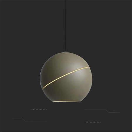 V-TAC Lampa wisząca LED 8,5W 120cm złoty szampański VT-7796