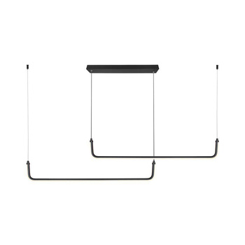 V-TAC Lampa LED wisząca 24W czarna VT-7770 / 4000K / 2500lm - 6941