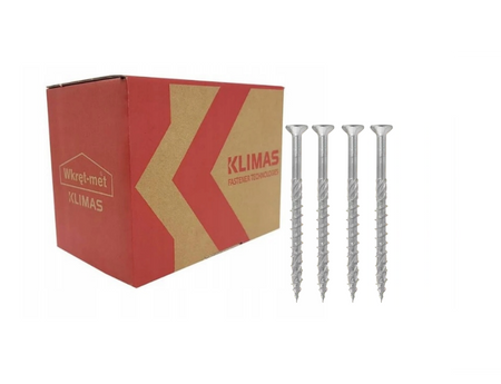 WKRĘT-MET Wkręt konstrukcyjny z łbem stożkowym i gniazdem TX/KMWHT-B 4x35mm - 500szt