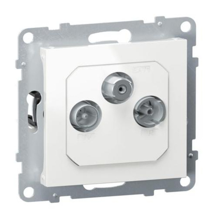 LEGRAND Gniazdo TV-R-SAT - końcowe - FM + DAB - 1.5 dB, biały SUNO 721167
