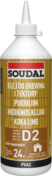 SOUDAL Biały klej do drewna 62A -  750g