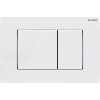GEBERIT  Przycisk uruchamiający Delta30, przedni, biały-alpin