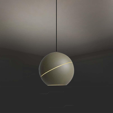 V-TAC Lampa wisząca LED 150cm regulowana - złoty szampański VT-7797