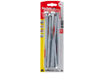 FISCHER  Kołek ramowy DuoXpand 10 x 160 FUS stal ocynkowana galwanicznie - blister 4 szt