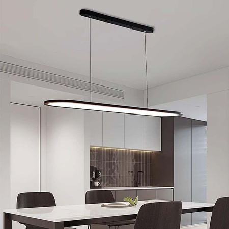 V-TAC Lampa LED wisząca czarna VT-7821/3000K/3000lm - 10046