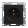 LEGRAND Gniazdo 2P+Z - 16A - 250V - zaciski śrubowe, CZARNY SUNO 721485