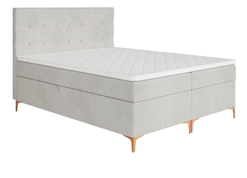 Łóżko kontynetalne GOLD 140x200 cm 7-sferowe sprężyny kieszeniowe