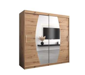 Szafa przesuwna ELYPSE 200x62x200 cm  artisan / artisan