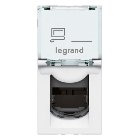 LEGRAND Gniazdko multimedialne M45:1m 1xRJ45 kat6 UTP 076561