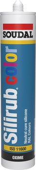 SOUDAL SILIRUB COLOR Silikon neutralny RAL 7035 - 300 ml