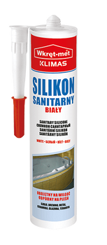 WKRĘT-MET Silikon sanitarny standardowy 310ml - bezbarwny