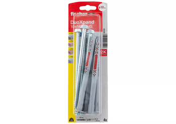 FISCHER Kołek ramowy DuoXpand 10 x 140 FUS stal ocynkowana galwanicznie - blister 4 szt