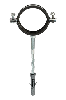 WKRĘT-MET Pojedynczy uchwyt do rur z wkładką gumową 31 - 36 mm