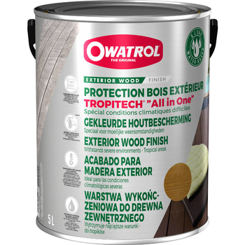 OWATROL Tropitech All in One - lazura do drewna CEDAR 5L