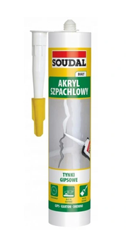 SOUDAL Akryl lekki szpachlowy 280 ml - biały