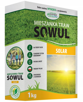 SOWUL&SOWUL Mieszanka traw gazonowych Solar - karton 1kg
