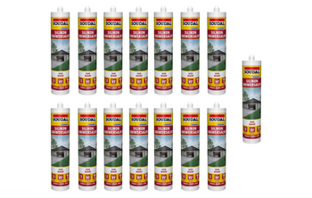 SOUDAL Silikon uniwersalny bezbarwny 280 ml - karton 15 szt