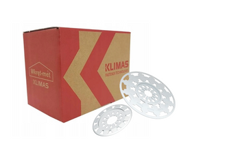 WKRĘT-MET Talerzyk dociskowy do wełny mineralnej i lamelowej 90 mm- 100 szt