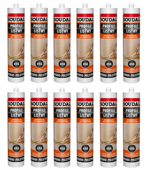 SOUDAL Uniwersalny klej montażowy 49A - 280 ml / karton 12 szt