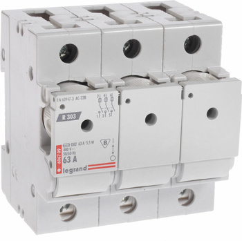 LEGRAND Rozłącznik bezpiecznikowy R 303 63 A 3P 606709