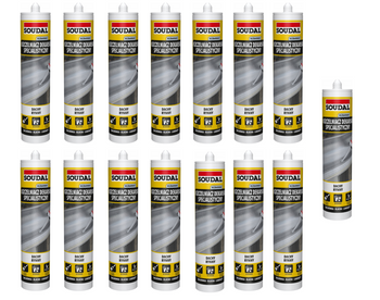 SOUDAL Specjalistyczny uszczelniacz dekarski 280ml bezbarwny - karton 15szt