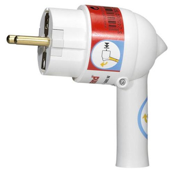 LEGRAND Wtyczka 2P+Z 16a biała z dźwignią 050175