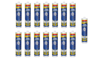 SOUDAL Silikon sanitarny 280 ml czarny 137670 - karton 15szt