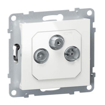 LEGRAND Gniazdo TV-R-SAT - końcowe - FM + DAB - 1.5 dB, biały SUNO 721167