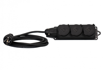 ONNLINE Przedłużacz listwowy gumowy 3x230V OW (H05RR-F) 3x1,5-3m