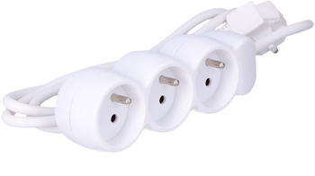 ONNLINE Przedłużacz 3 gniazda, biały - 1,5 m